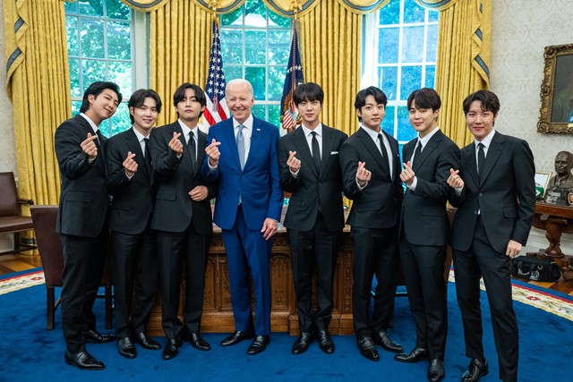 BTS、拜登 (Biden)