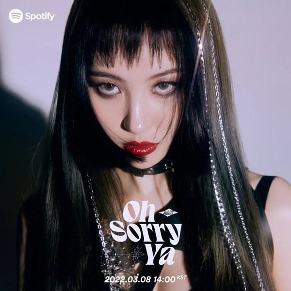 宣美與 Spotify 合作，8日將發行新曲《Oh Sorry Ya》 - 妹妹看星聞-妹妹看星聞