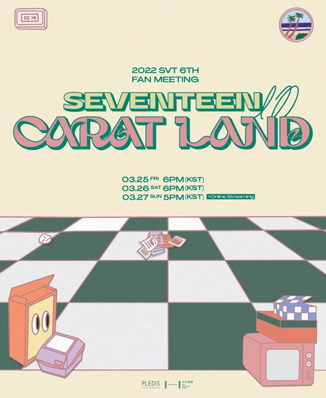 SEVENTEEN《SEVENTEEN in CARAT LAND》海報